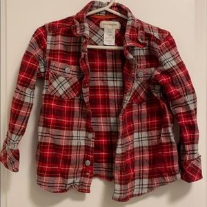 3T TOUGHSKINS long sleeve button shirt.